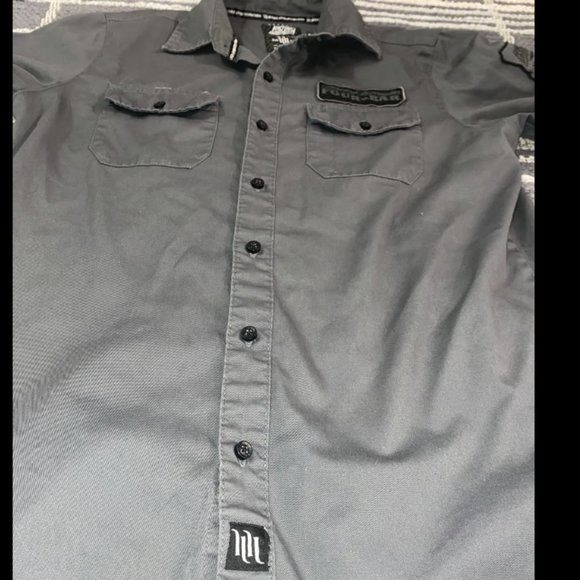Mens small/S Hart and Huntington short sleeve button up shirt, men’s top - Picture 2 of 9